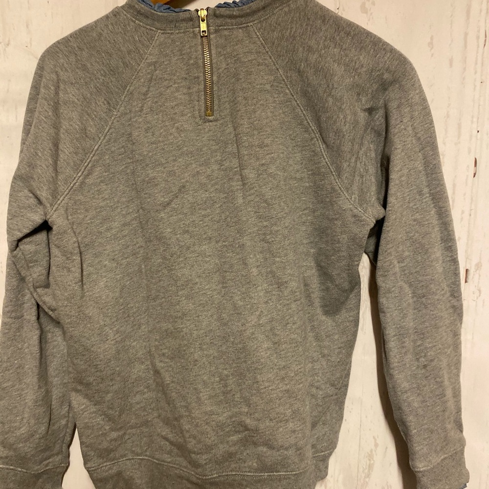 J. Crew Sweatshirt with Ruffle - Picture 4 of 4